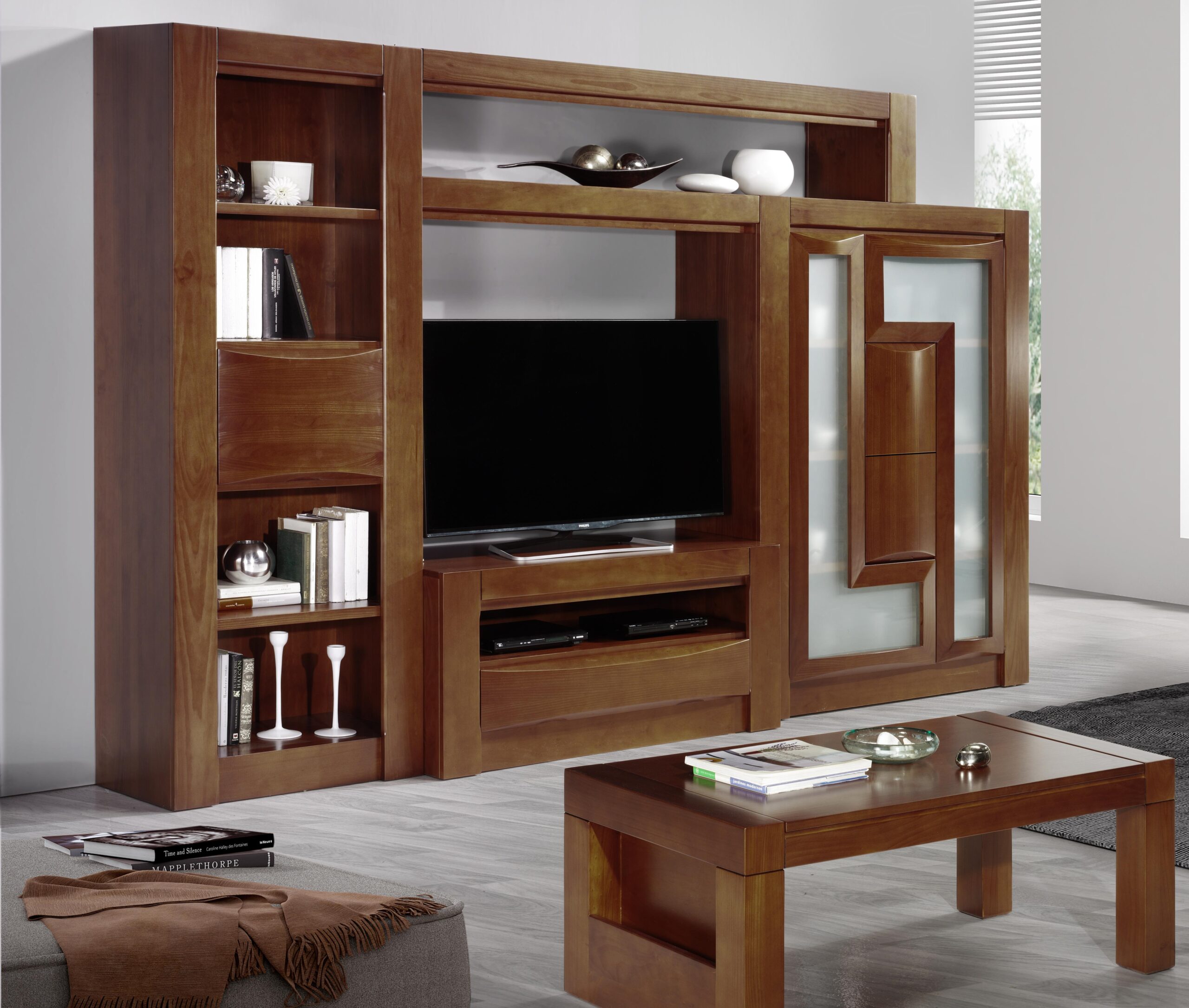 Mueble TV en madera de pino VISLA, Muebles coloniales